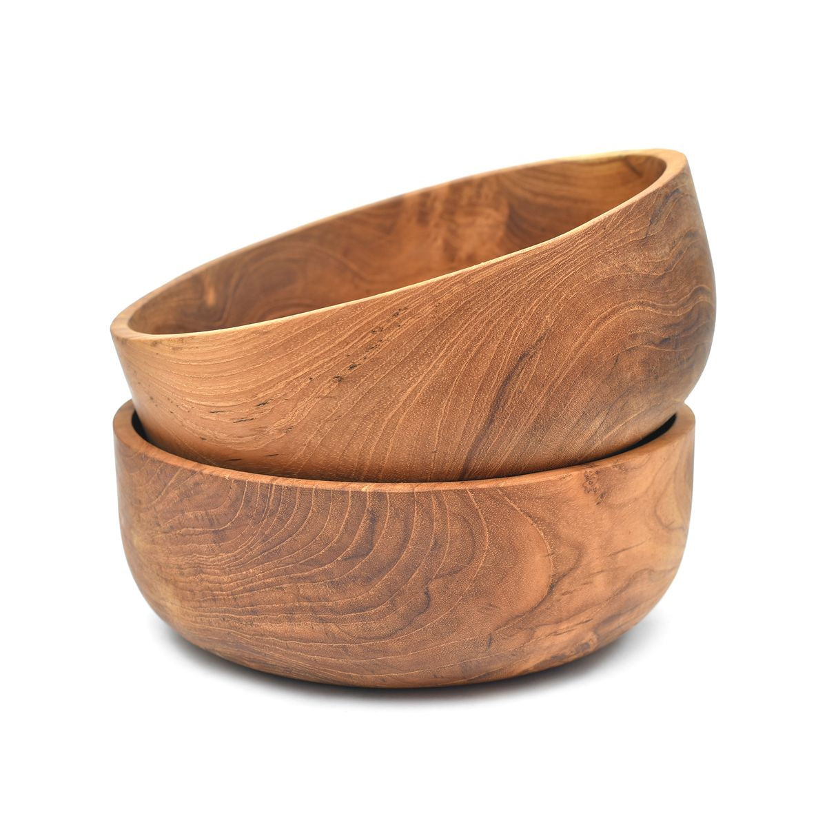 Teakholz-Schale Ø 20 cm – Natürlich & Vielseitig